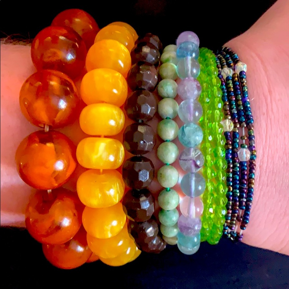 HUGE LOT!!! 12 Elastic Bracelets!!